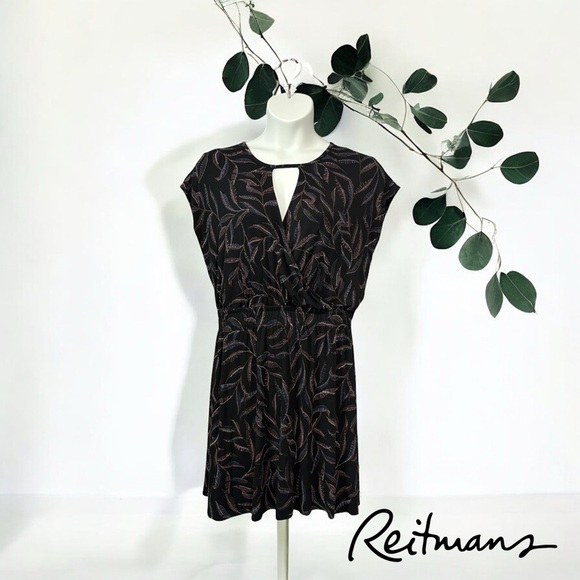 Reitmans Dresses & Skirts - Reitmans, Chic Summer Knee-Length Dress, XL, Black, Pink, White, Blue